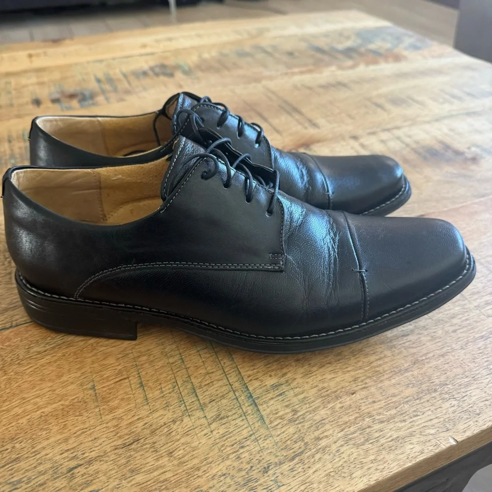 Sandro Moscolini Cap Toe Leather Derby Mens Dress Shoes Size 11.5 D